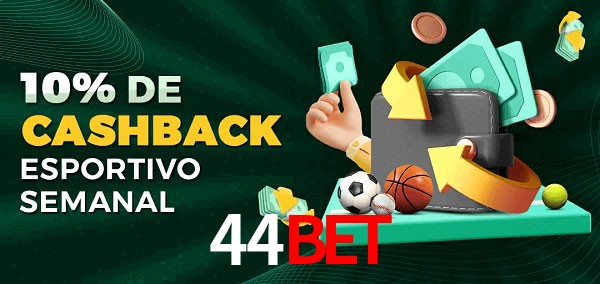 10% de bônus de cashback na 44bet